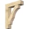 Ekena Millwork Balboa Block Rough Sawn Bracket w/ Offset Brace, Douglas Fir, 8"W x 32"D x 40"H BKT0806X32X40BOA05RDF - alternate 1